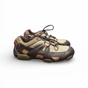 Diesel Men's Sneakers in Brown, orange and Cream